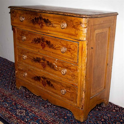 Lot 449 - American Grain Painted Chest of Drawers Height...