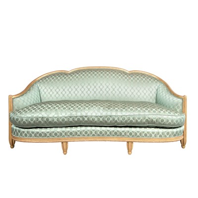 Lot 268 - Art Deco Sofa Probably French, 1940s Gilt-Wood...