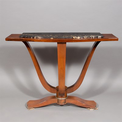 Lot 352 - Art Deco Console French, 20th century Marble...