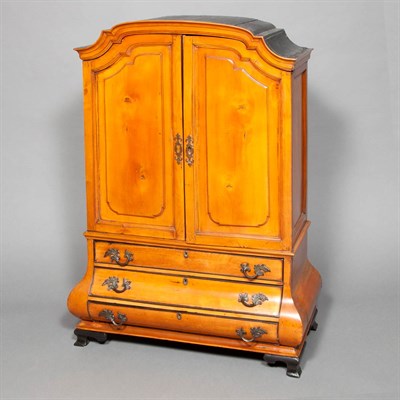 Lot 155 - Dutch Rococo Part Ebonized Fruitwood Miniature...