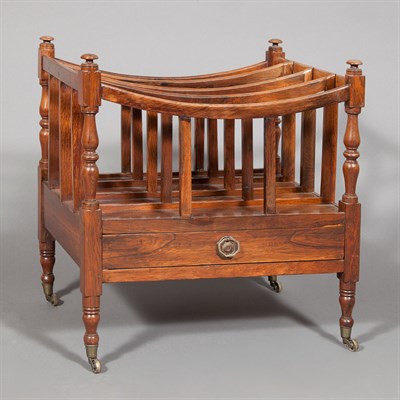 Lot 558 - Regency Rosewood Canterbury 19th Century With...