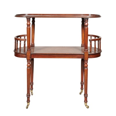 Lot 592 - William IV Mahogany Two-Tier Plate Stand Circa...