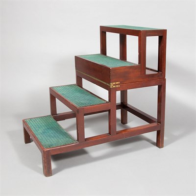 Lot 353 - English Mahogany Metamorphic Library...