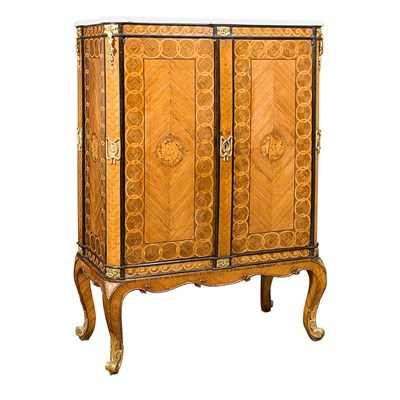 Lot 376 - Swedish Neoclassical Gilt-Bronze Mounted...