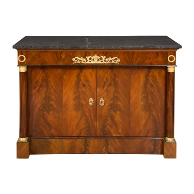Lot 453 - Empire Gilt-Bronze Mounted Mahogany Side...