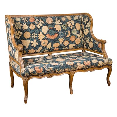 Lot 218 - Louis XV Beechwood Canape a Oreilles Mid 18th...