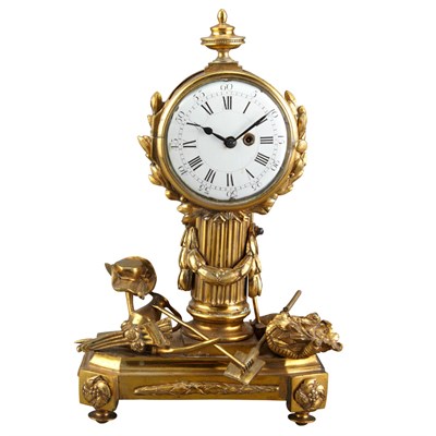 Lot 480 - Louis XVI Gilt-Bronze Clock Late 18th/early...