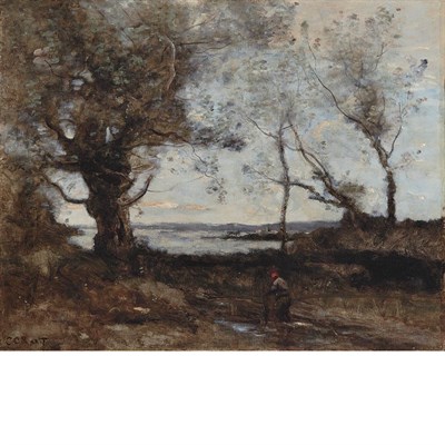Lot 5 - Jean-Baptiste-Camille Corot French, 1796-1875...