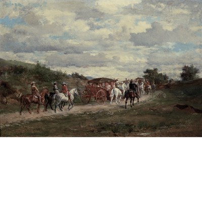 Lot 1 - Jean Louis Ernest Meissonier French, 1815-1891...