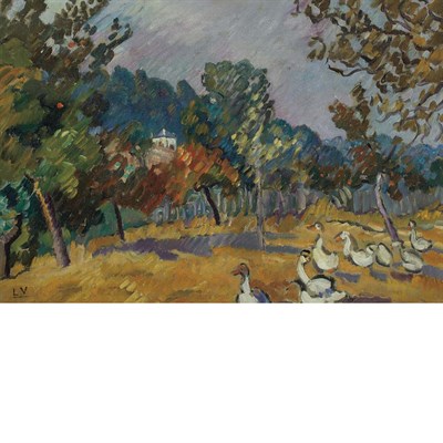 Lot 30 - Louis Valtat French, 1869-1952 Les Oies (Le...