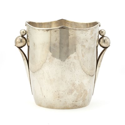 Lot 624 - Mexican Sterling Silver Ice Bucket Height 8...