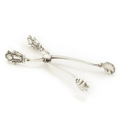 Lot 642 - Georg Jensen Sterling Silver Sugar Tongs In...