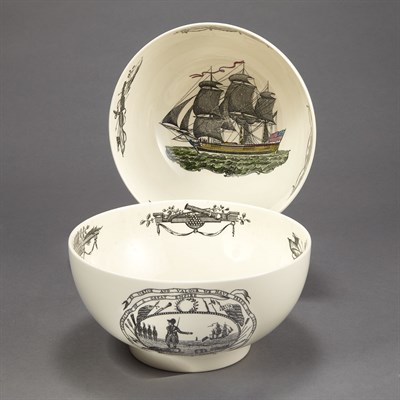 Lot 648 - Pair of Wedgwood Porcelain Bowls Commemorating...