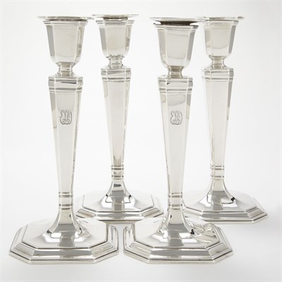 Lot 674 - Set of Four Tiffany & Co. Sterling Silver...
