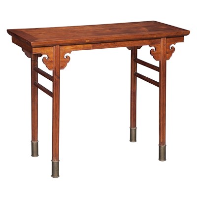 Lot 126 - Chinese Huanghuali Table The rectangular top...