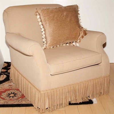 Lot 179 - Pair of Upholstered Club Chairs; Together with...