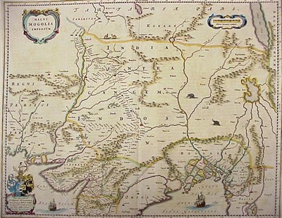 Lot 333 - [MAP] BLAEU, WILLEM AND CORNELIS Magni Mogolis...