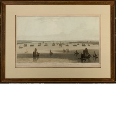 Lot 133 - William Daniell A VIEW OF THE FRIGATES...
