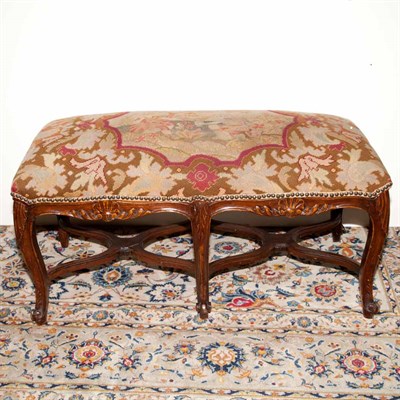 Lot 213 - George III Style Needlepoint Upholstered...