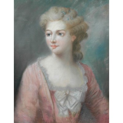 Lot 80 - French School 19th Century Portrait of a Lady...