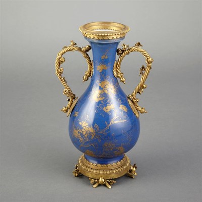 Lot 415 - Louis XV Style Gilt-Bronze Mounted Chinese...