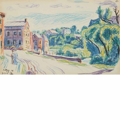 Lot 81 - Oscar Florianus Bluemner American, 1867-1938...