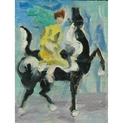 Lot 83 - Attributed to Morgan Russell Female on Horse...