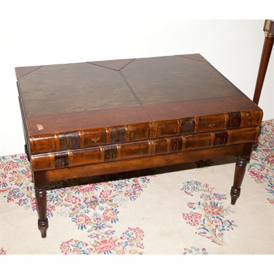 Lot 346 - Faux Book-Form Low Table Height 20 inches,...
