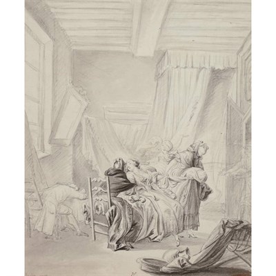 Lot 92 - Attributed to Pierre-Antoine Baudouin Le Fruit...