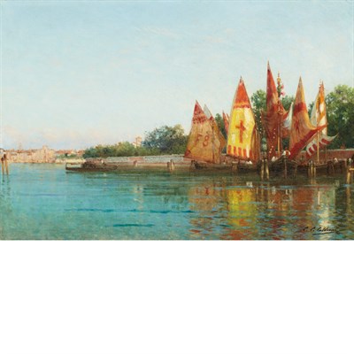 Lot 14 - Charles Clement Calderon French, 1870-1906...