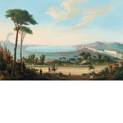 Lot 12 - Neapolitan School 19th/20th Century View of...