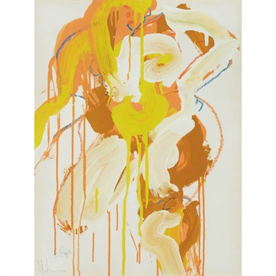 Lot 27 - Norman Bluhm American, 1921-1999 Seated Figure...