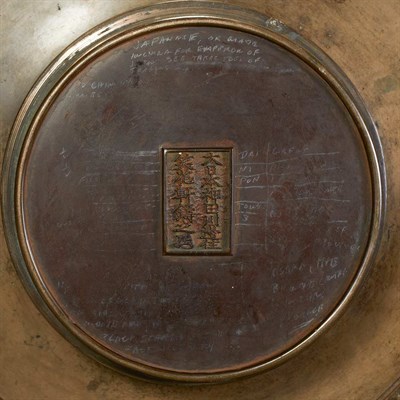 Lot 16 - Japanese Bronze Incense Burner Late Meiji/...