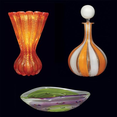 Lot 222 - Venetian Glass Attributed to Seguso and Barini...