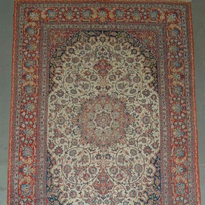 Lot 419 - Isfahan Carpet Central Persia, mid 20th...