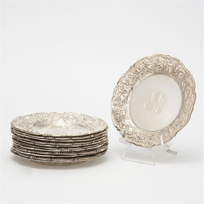 Lot 227 - Set of Twelve S. Kirk & Son Sterling Silver...