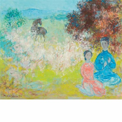 Lot 62 - Vu Cao Dam Vietnamese/French, 1908-2000 Idylle,...