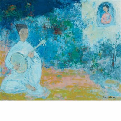 Lot 61 - Vu Cao Dam Vietnamese/French, 1908-2000 Joueur...