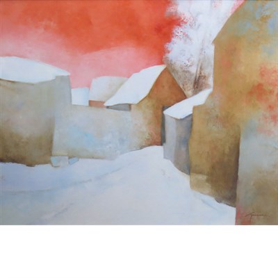 Lot 42 - Claude Gaveau French, b. 1940 Neige en Poitou...