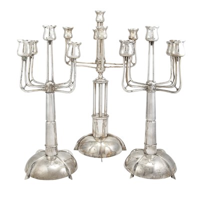 Lot 189 - Assembled Set of Three Austrian Secessionist...