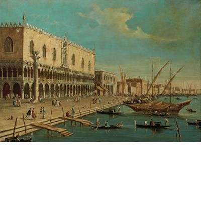 Lot 82 - Manner of Canaletto View of the Bacino San...