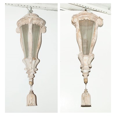 Lot 495 - Pair of Italian Neoclassical Style Painted...