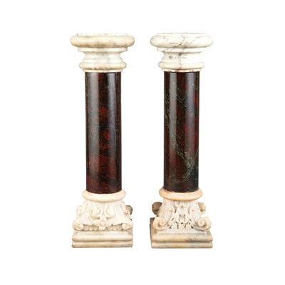 Lot 143 - Pair of Italian Neoclassical Marble...