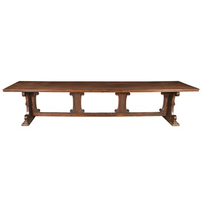 Lot 130 - Italian Renaissance Style Walnut Refectory...