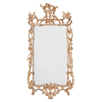 Lot 260 - George II Pier Mirror The rectangular mirror...