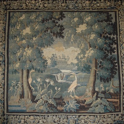 Lot 600 - Aubusson Verdue Tapestry France, 18th century...