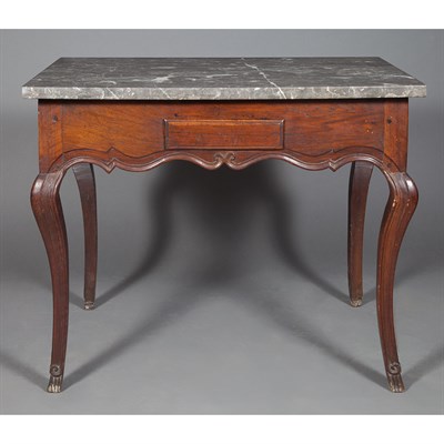 Lot 205 - Provincial Louis XV Walnut Side Table 18th...