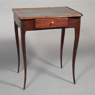 Lot 199 - Provincial Louis XV Walnut Stained Side Table...