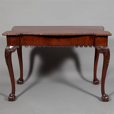 Lot 334 - George II Style Mahogany Console The shaped...