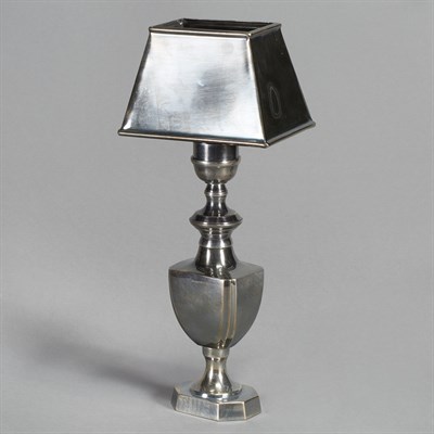 Lot 352 - Chromed Metal Desk Lamp; And a Chromed Metal...